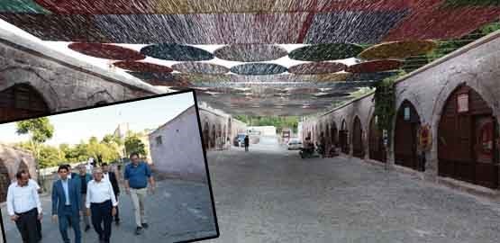 Tarihi Arasta Çarşısı çok güzel oldu.