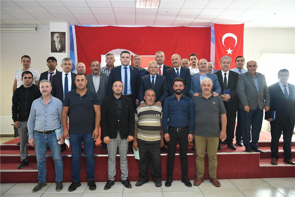 Başkan Büyükkılıç  Felahiye ve Özvatan Muhtarlarıyla Buluştu