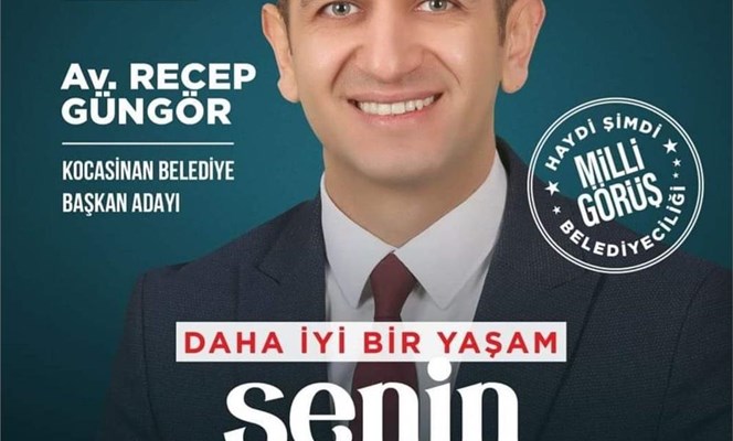 SAADET PARTİSİNDEN  KOCASİNAN ADAYI